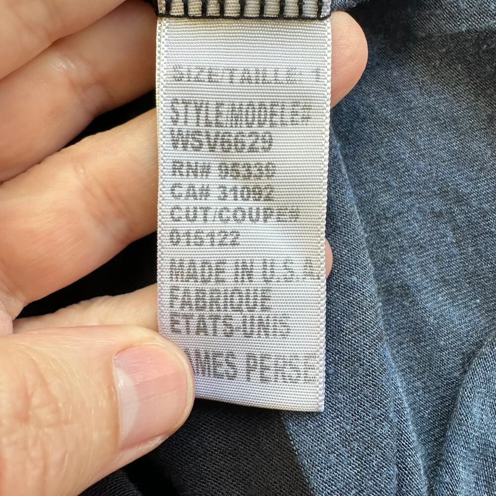 Standard James Perse Wide Stripe Tank Dress in Blue Black Size 1/S - Picture 10 of 13